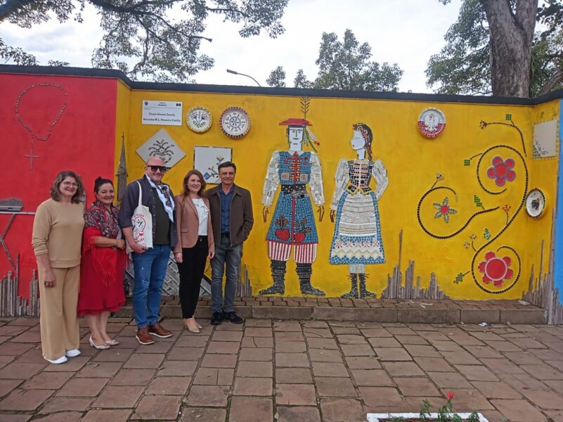 Visita ao Muro Sementes e Raízes 